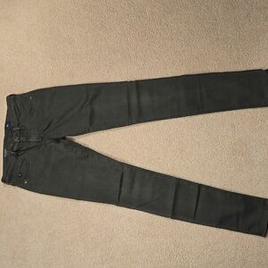 AG Adriano Goldschmied Dark Green Super Skinny Jeans